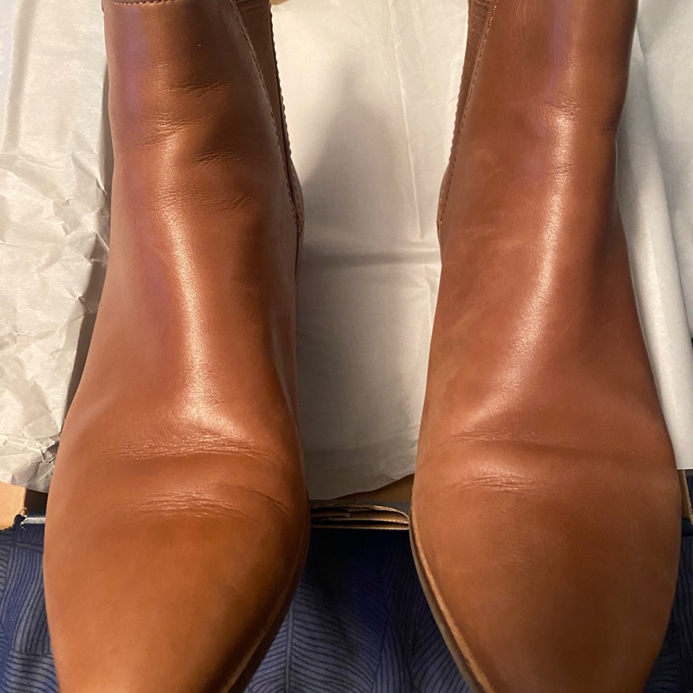 Tan Ankle - Cole Haan - Leather boots - Size 9.5